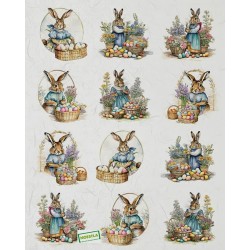 1 papier de riz Pâques-R2368