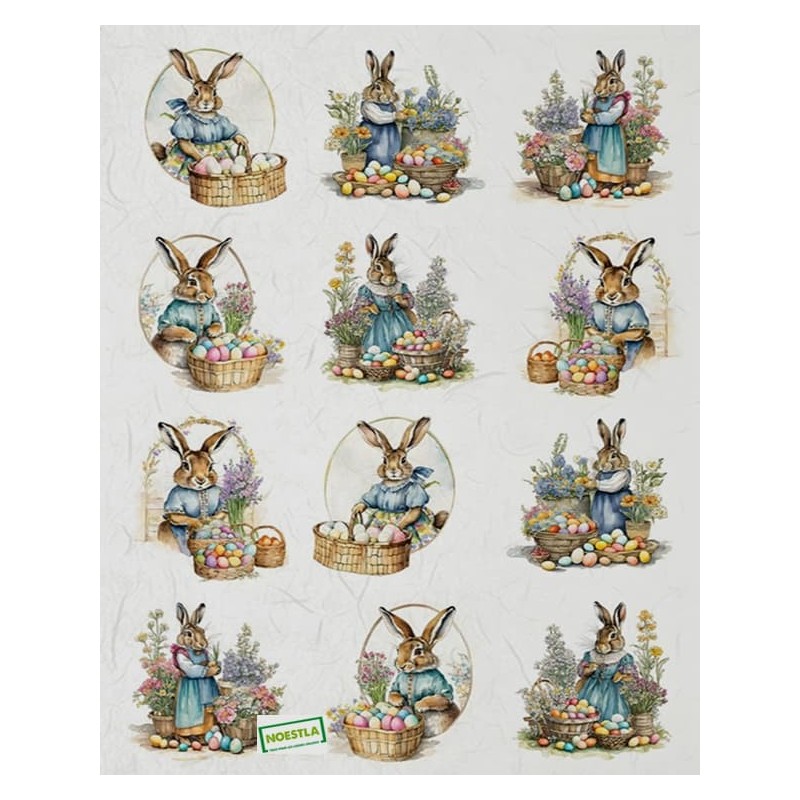 1 papier de riz Pâques-R2368