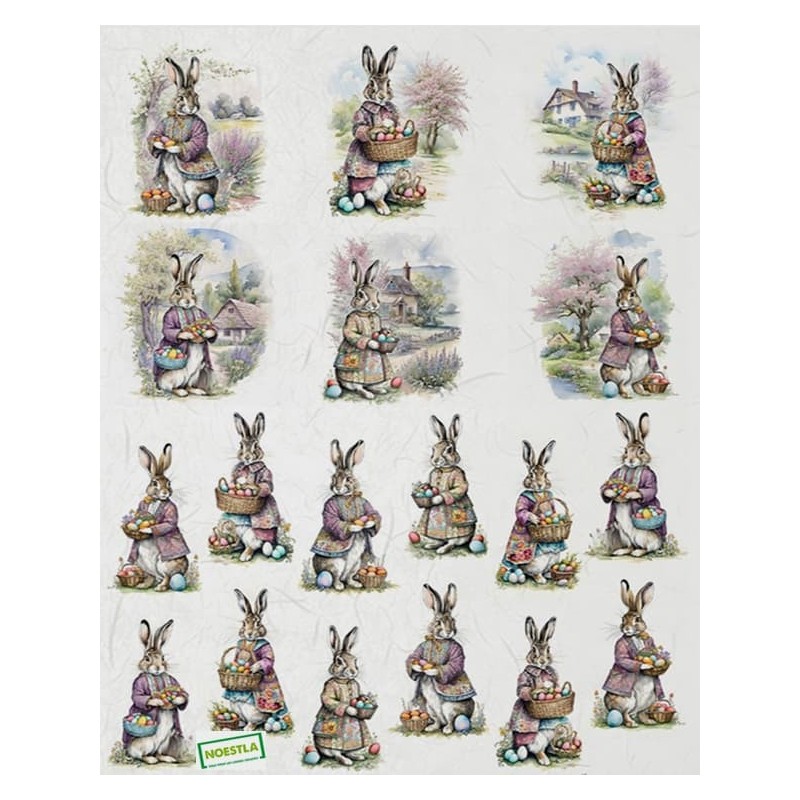 1 papier de riz Pâques-R2369