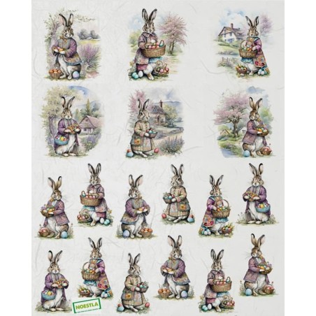 1 papier de riz Pâques-R2369