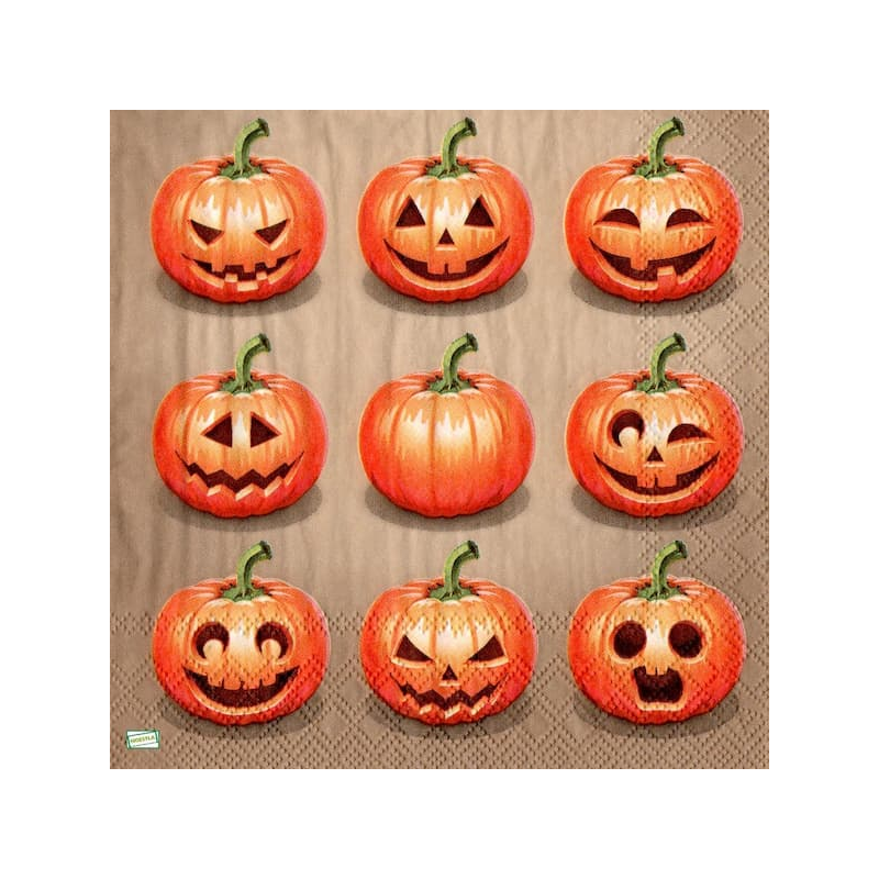 1 serviette Halloween -33