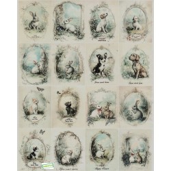 1papier de riz Animaux-R2573