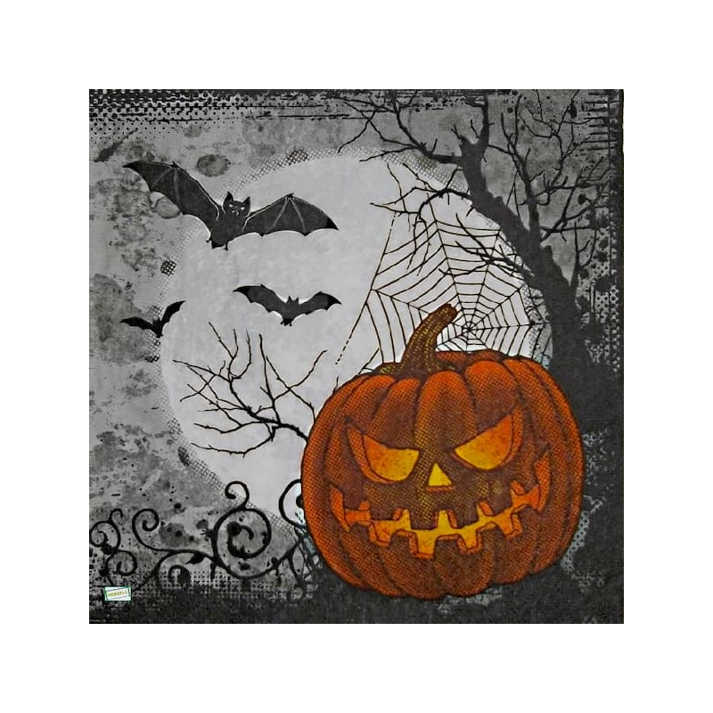 1 serviette Halloween -35