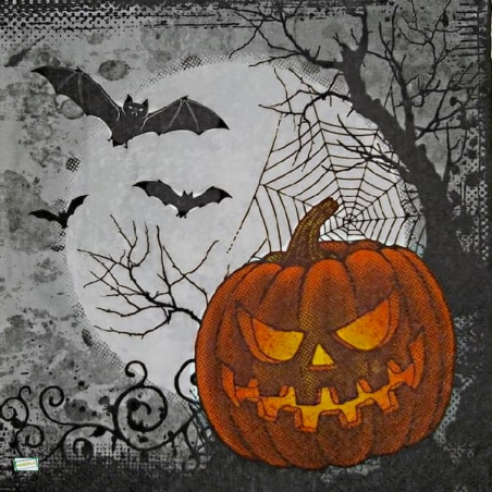 1 serviette Halloween -35