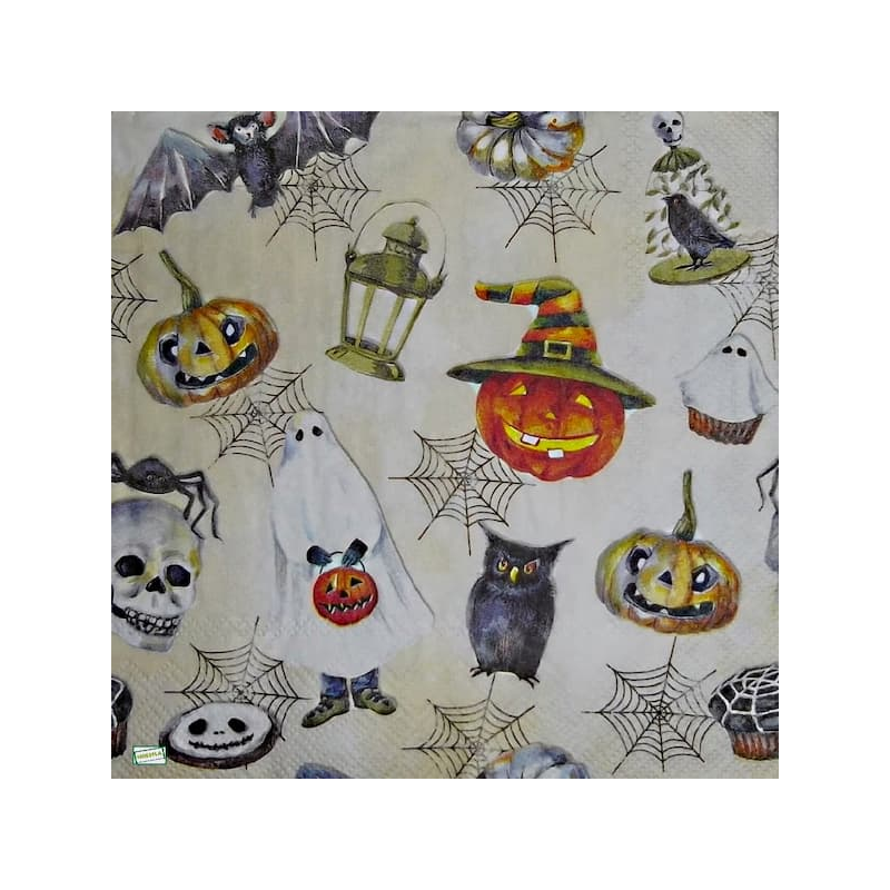 1 serviette Halloween -36