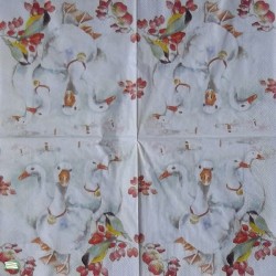 1serviette papier Les Oies-92