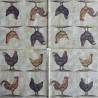 1serviette papier Poules-82