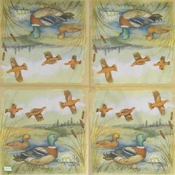 1serviette papier Canards-107