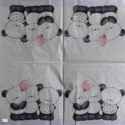 1serviette papier Pandas-21