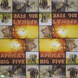 1 serviette Animaux Afrique-32