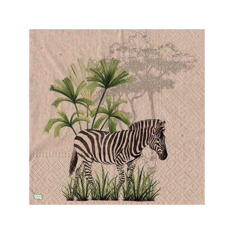 1serviette papier Zèbre-47