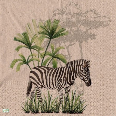 1serviette papier Zèbre-47