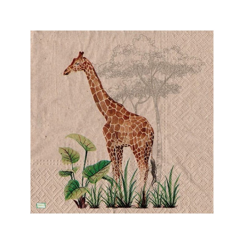 1serviette papier Girafe-48