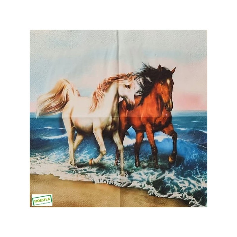 1serviette papier Chevaux-67