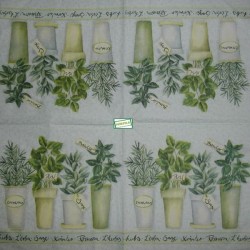 1 serviette Aromates -12