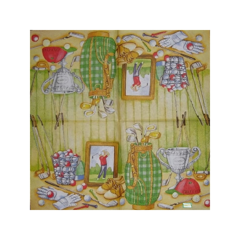 1 serviette papier Sport -14