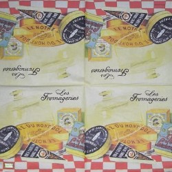 1serviette papier Fromages-10