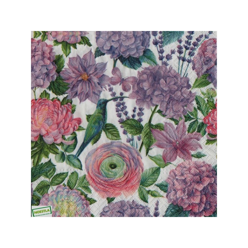 1 serviette Mix de Fleurs -46