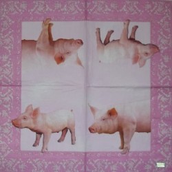 1 serviette Le Cochon -70