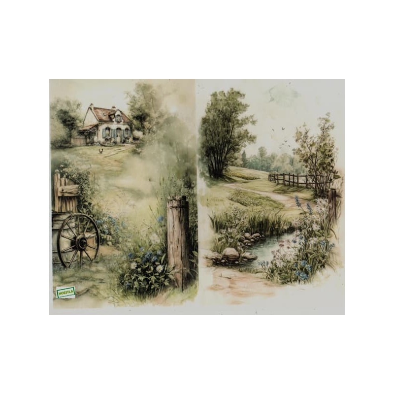1papier riz Paysage-R2581