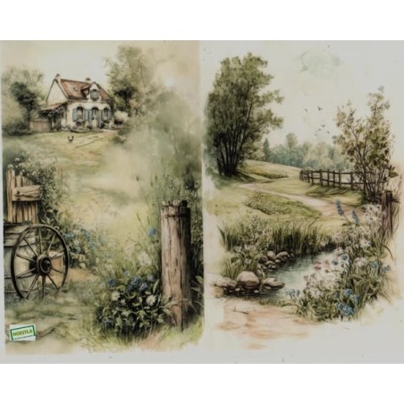 1papier riz Paysage-R2581
