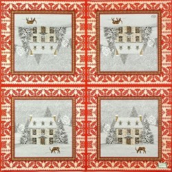 1serviette Paysage Enneigé -10