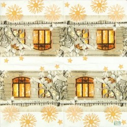 1serviette Paysage Enneigé-17