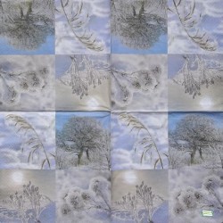 1serviette Paysage Enneigé-28