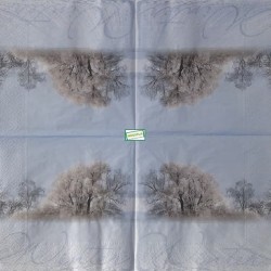 1serviette Paysage Enneigé-32