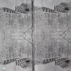 1serviette Paysage Enneigé-33