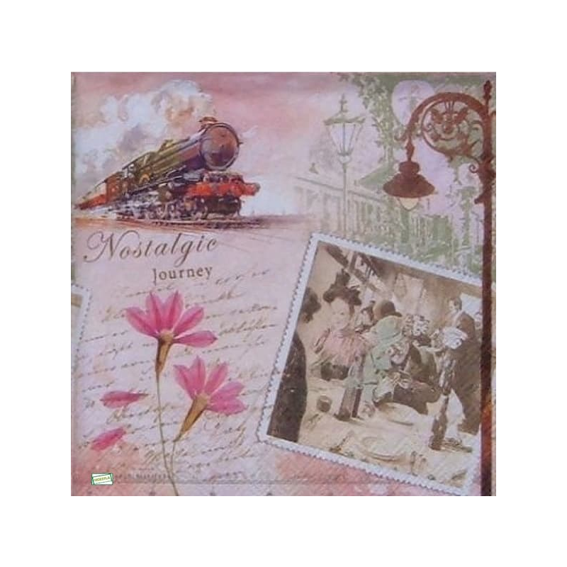 1 serviette papier Le Train -5