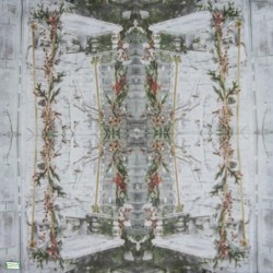 1serviette Paysage Enneigé-75