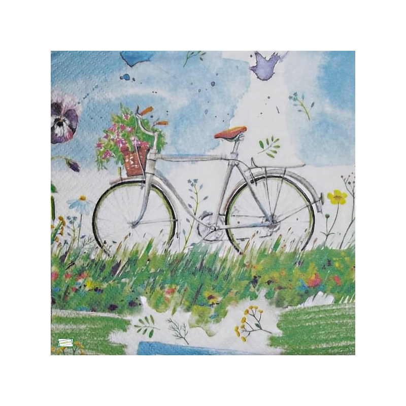 1 serviette papier Le Vélo -8