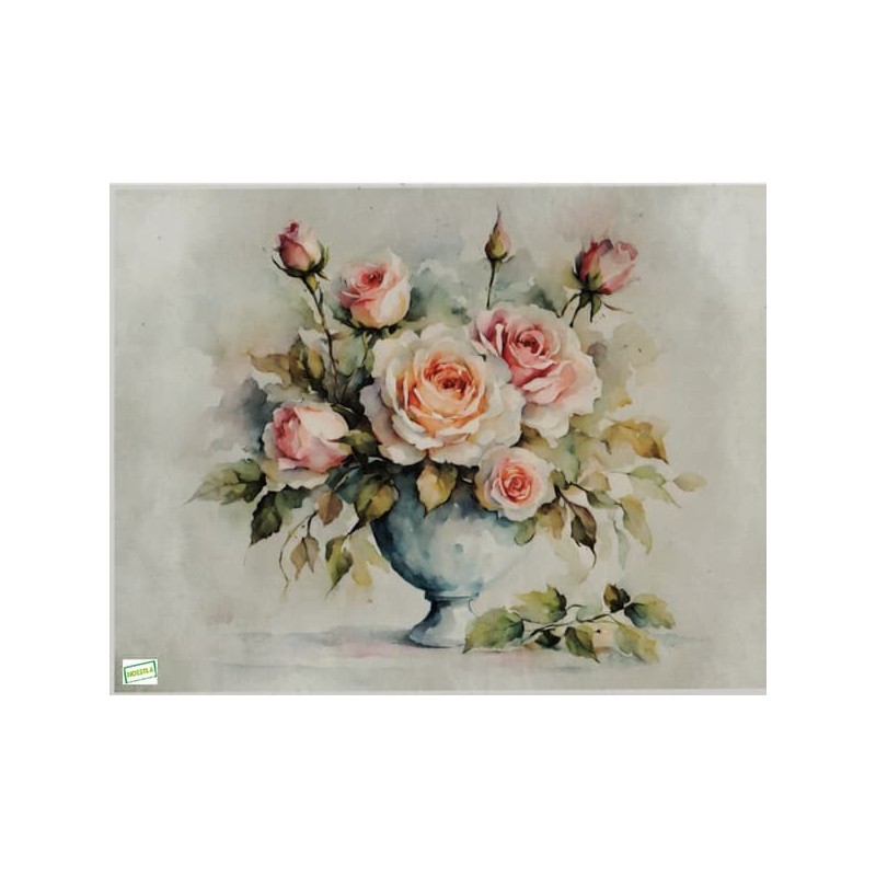 1papier de riz Fleurs-R2461