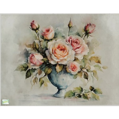 1papier de riz Fleurs-R2461