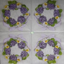 1serviette papier Pensées-22