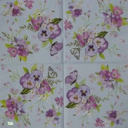 1serviette papier Pensées-27