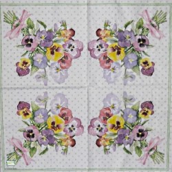 1serviette papier Pensées-28