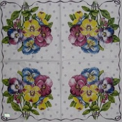 1serviette papier Pensées-32