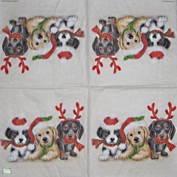 1serviette papier Chiots-29