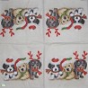 1serviette papier Chiots-29