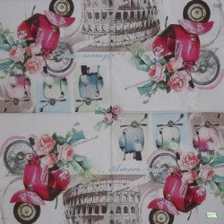 1 serviette La Vespa -14