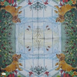 1serviette papier Chiot-70