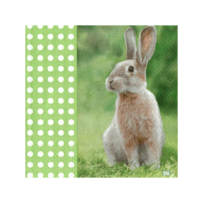 1serviette papier Le Lapin-71