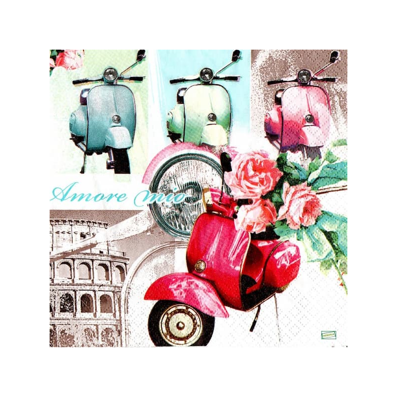 1 serviette La Vespa -14