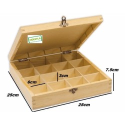 Boite bois Fleurs serviettage