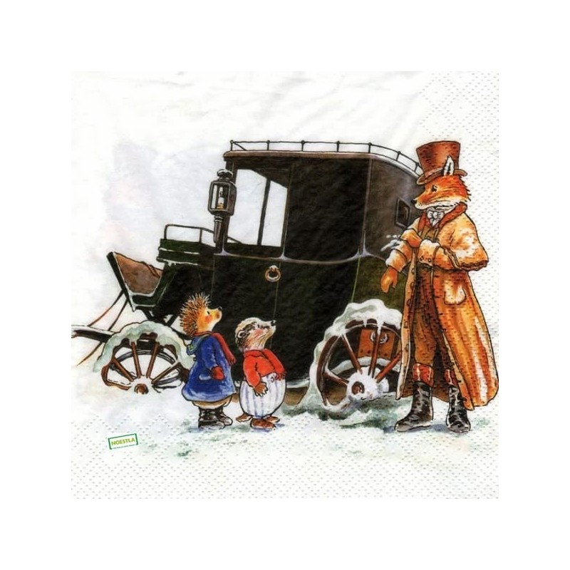 1 serviette papier Foxwood - 3