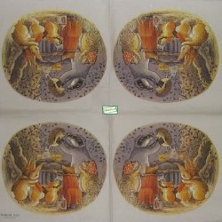 1 serviette papier Foxwood-10