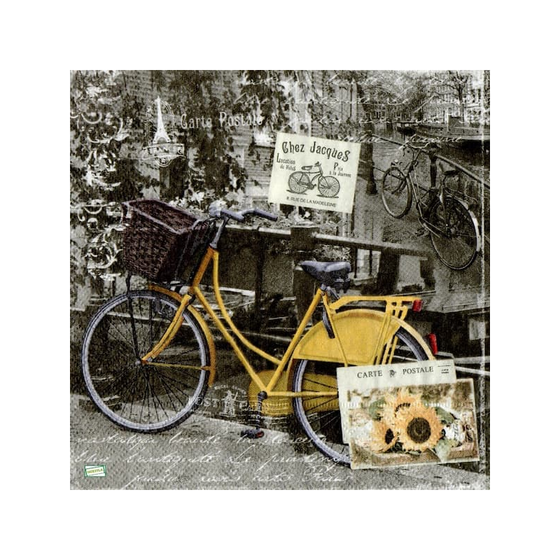 1 serviette papier Le Vélo -15