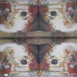 1 serviette papier Foxwood-30